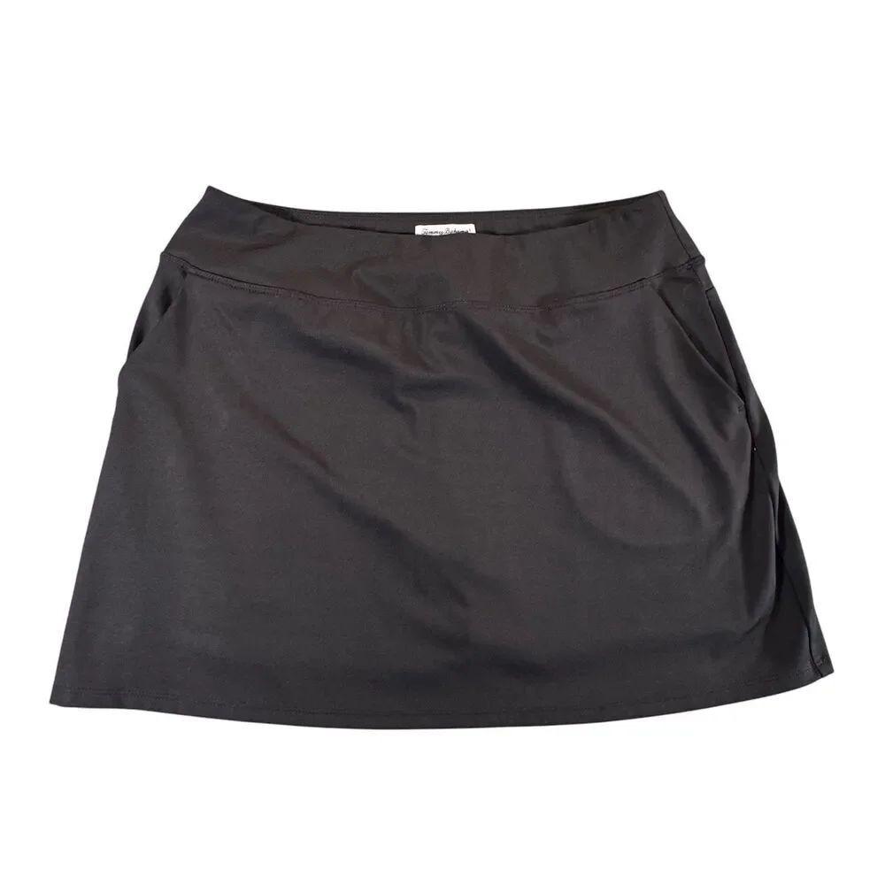 Tommy Bahama Golf Sz S Skort Athletic Tennis Skirt Pockets Activewear Black